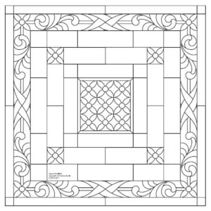 Square Panel Drawing Square Panel Design 080 | Action Bevel